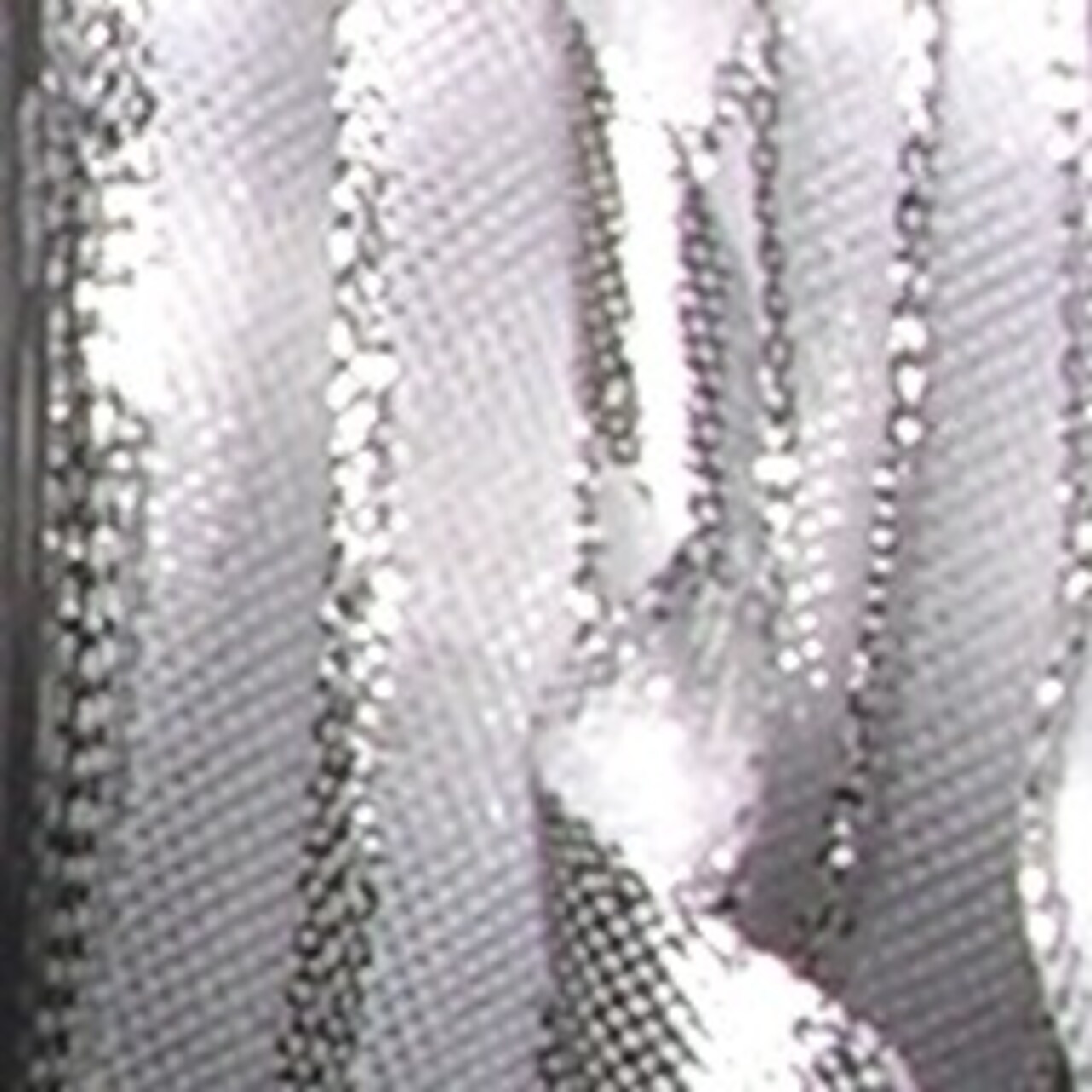 The Ribbon People White and Silver Solid Woven Wired Craft Ribbon 0.75&#x22; x 54 Yards